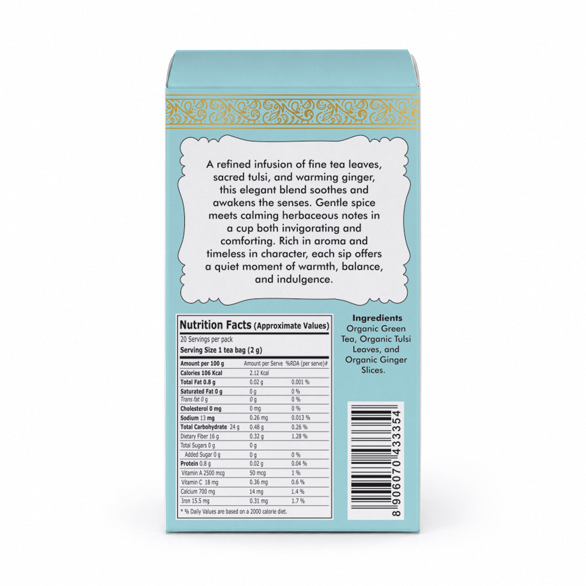 Ginger tulsi tea
