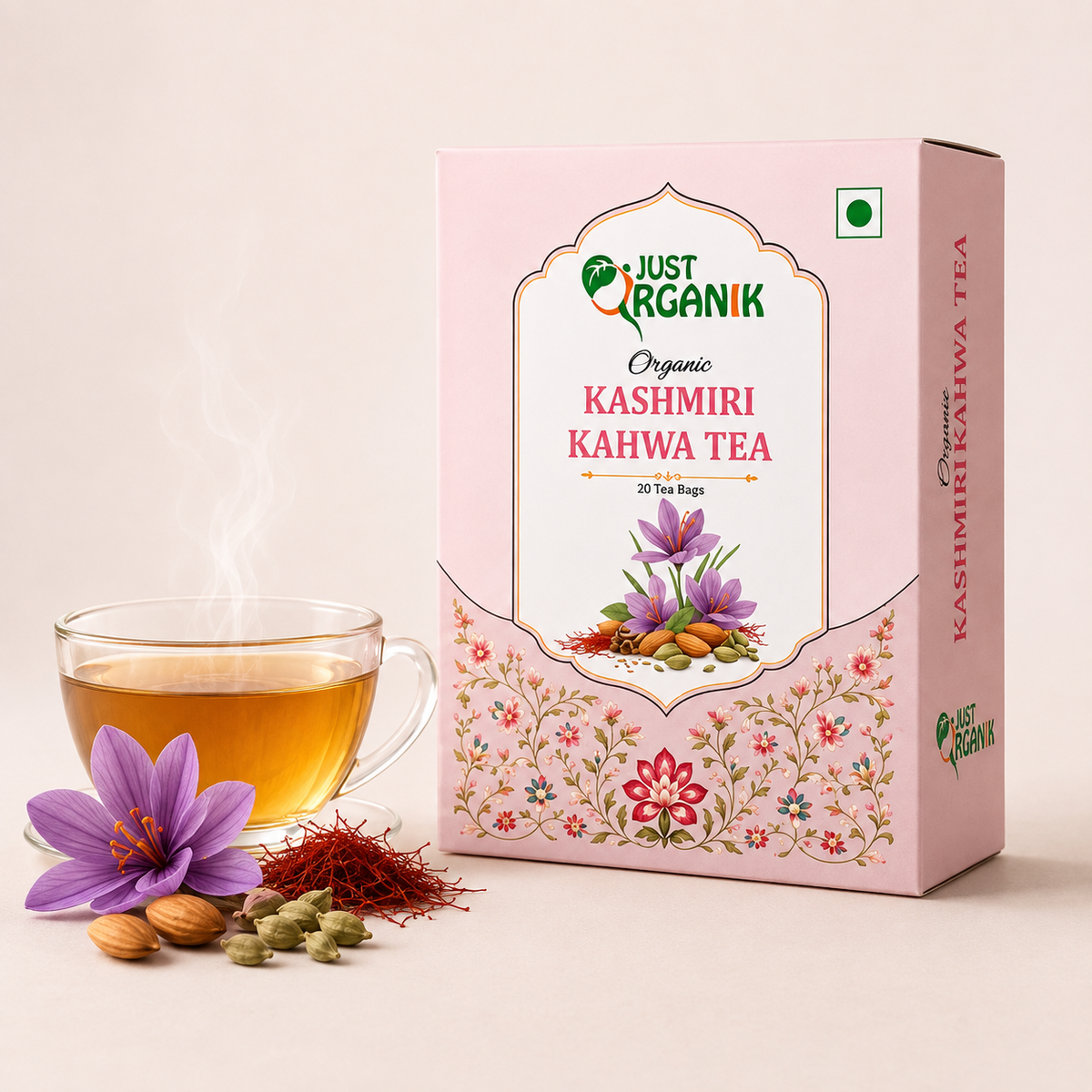 Kashmiri kahwa tea