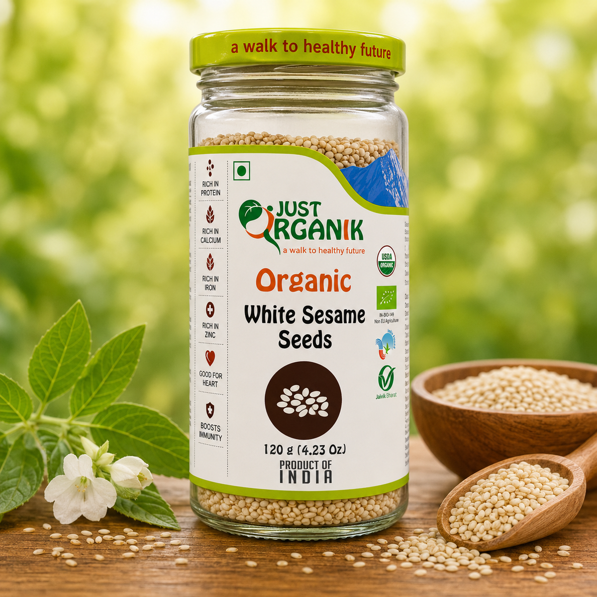White sesame seeds (safed til) 120g