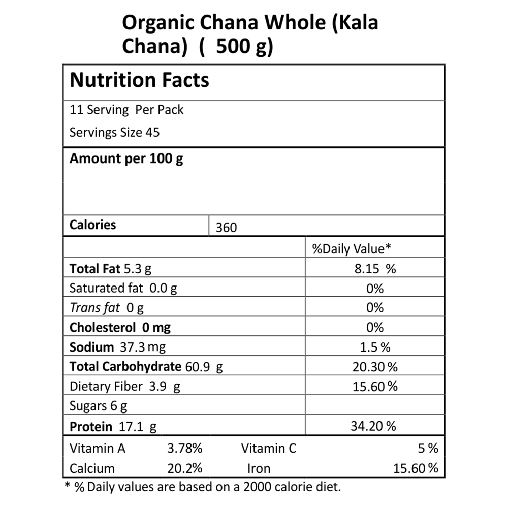 Chana whole (kala chana)