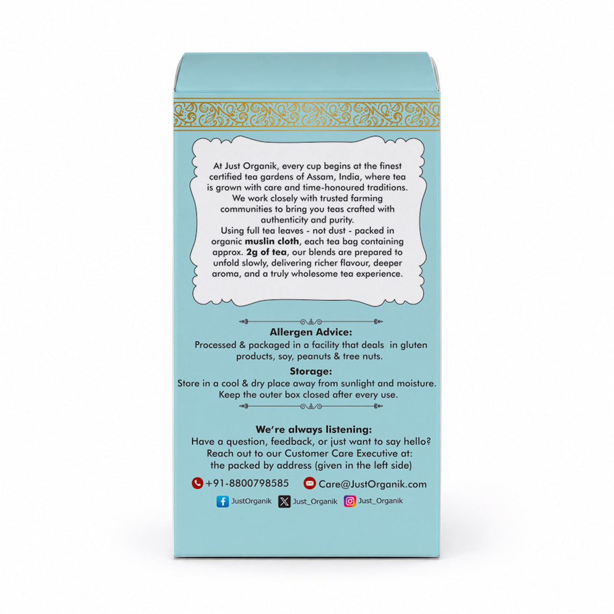Ginger tulsi tea