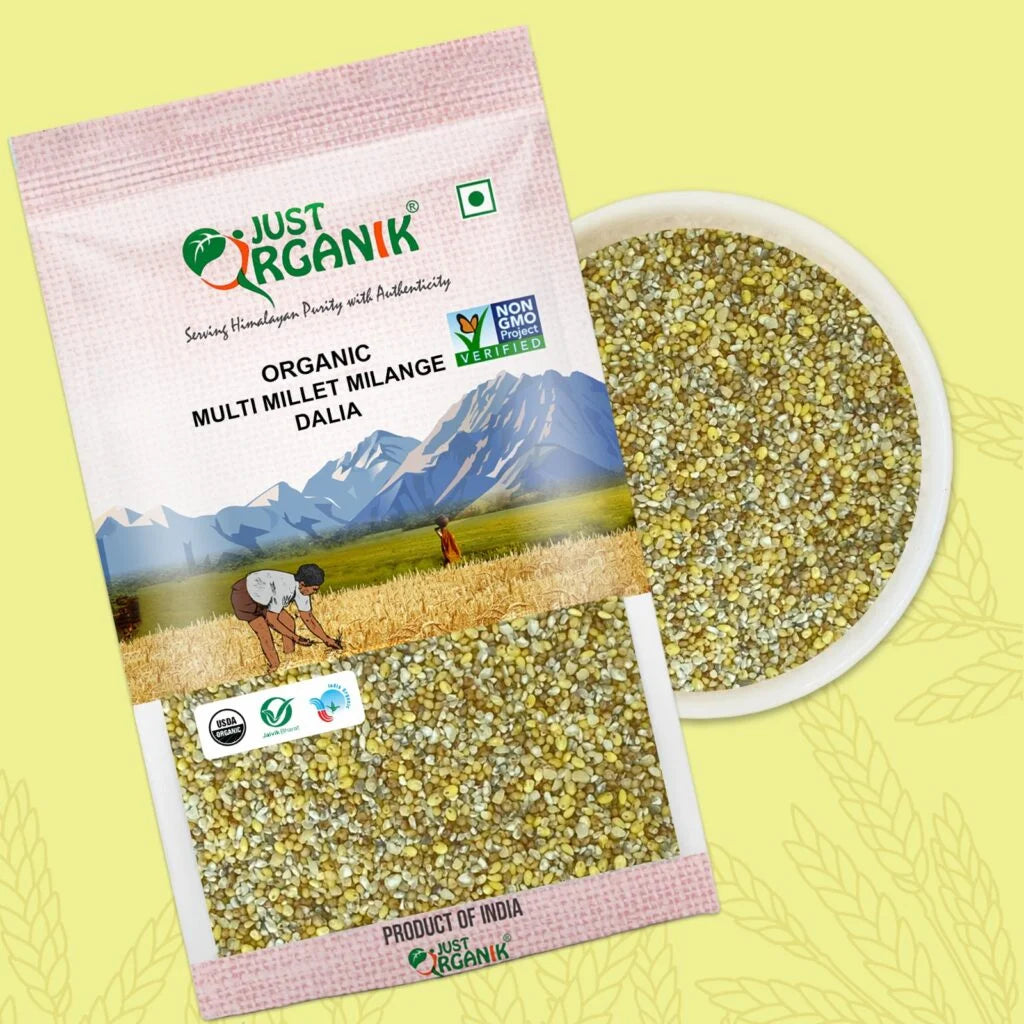 Multi millet dalia | gluten free & organic | just organik