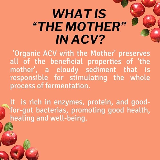 Apple cider vinegar with mother 500ml
