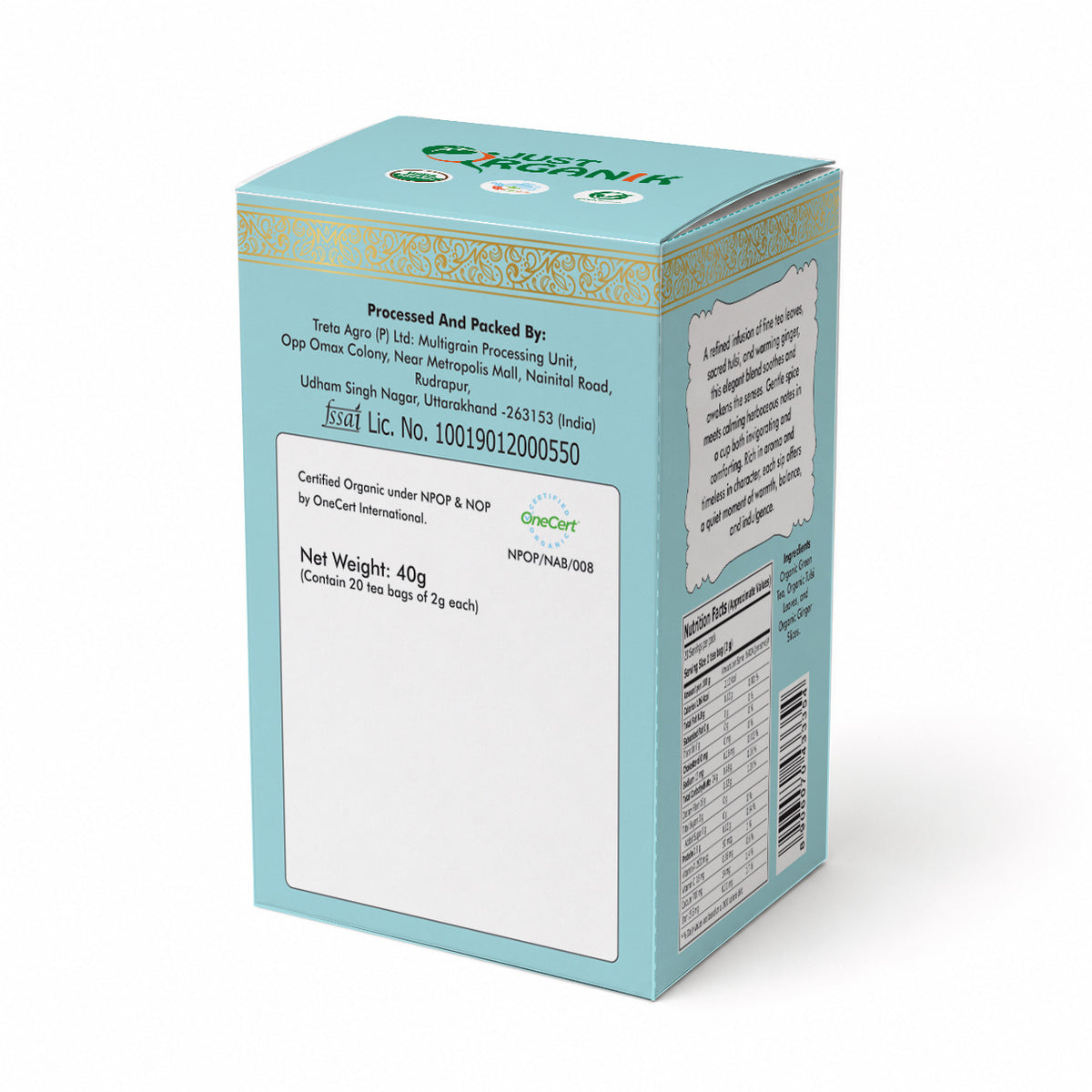 Ginger tulsi tea