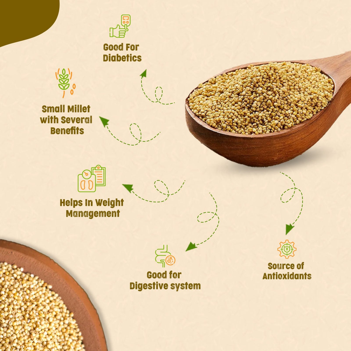 Brown top millet 500g