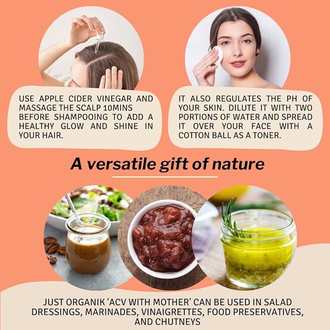 Apple cider vinegar with mother 500ml