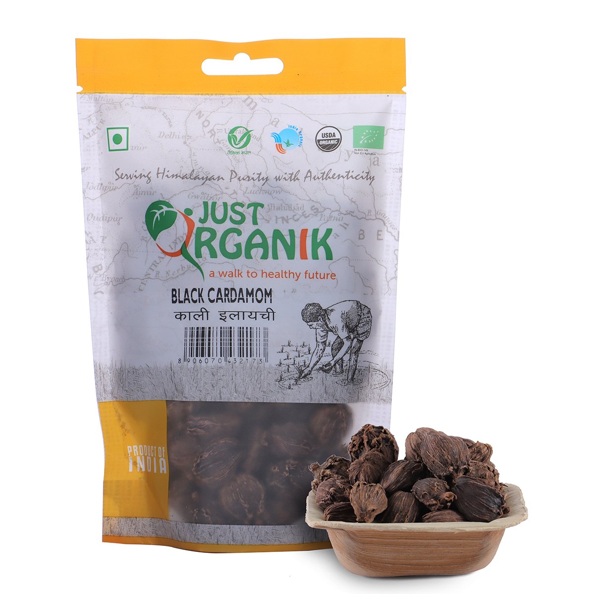 Black cardamom (badi elaichi)