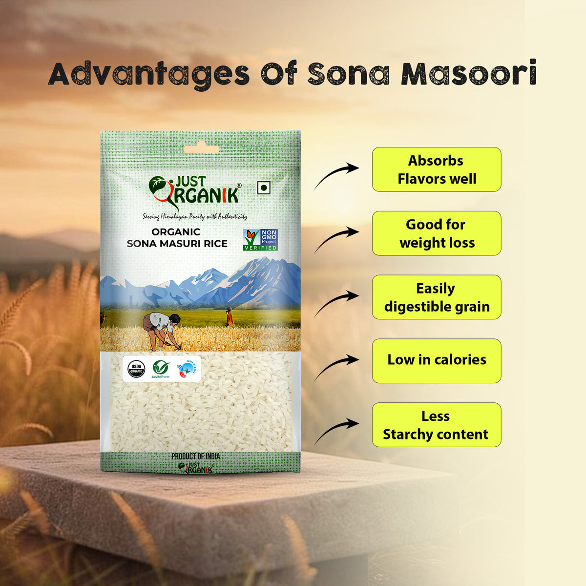 Sona masoori rice