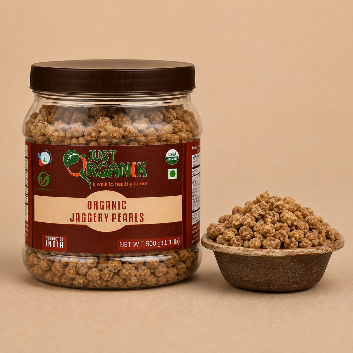 Jaggery pearls