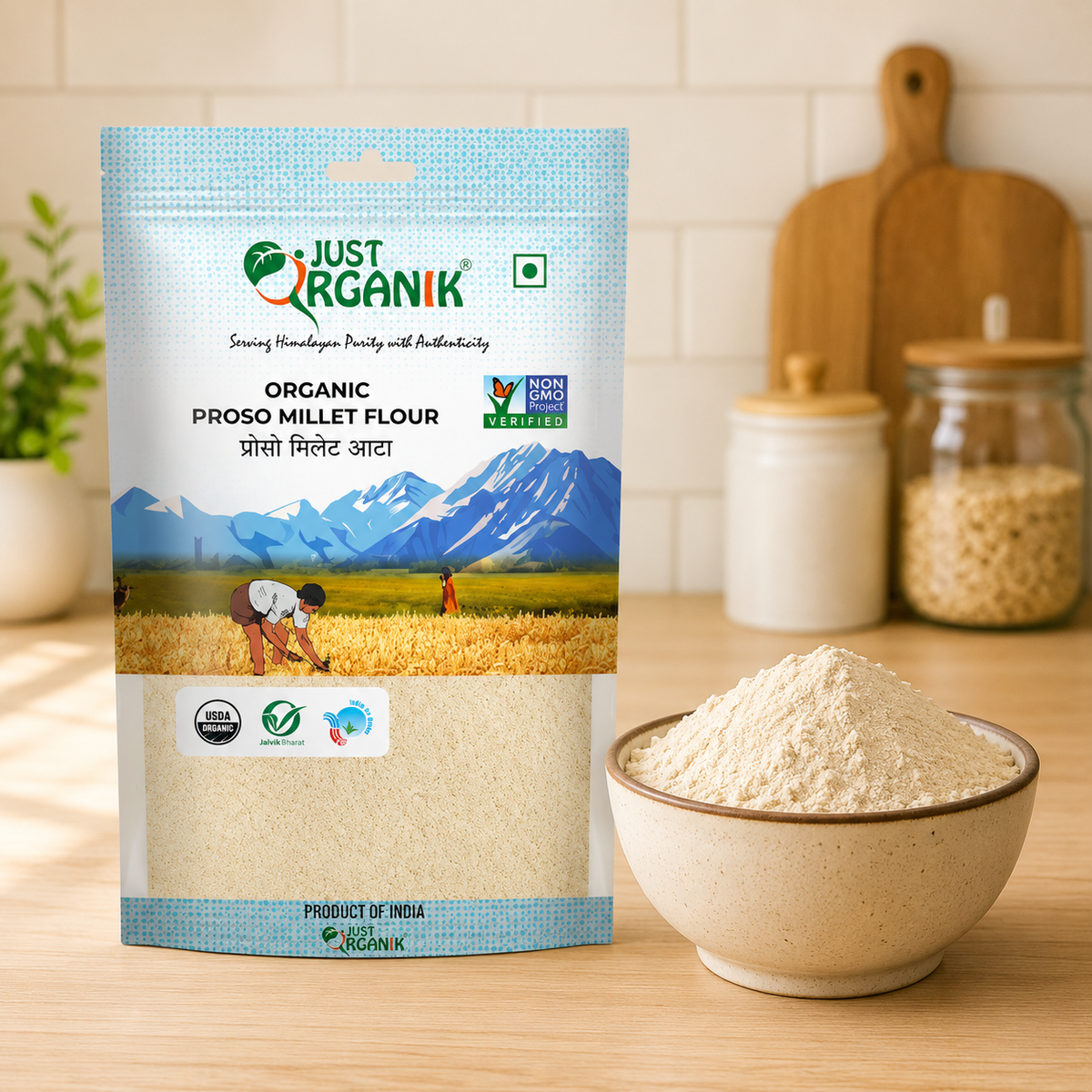 Proso millet flour