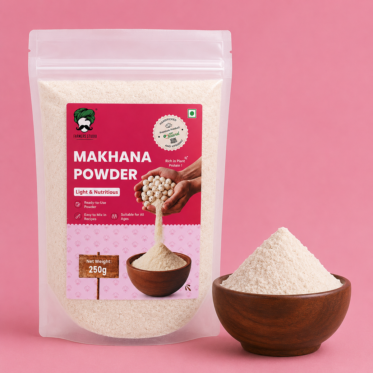 Farmers studio makhana powder  250g