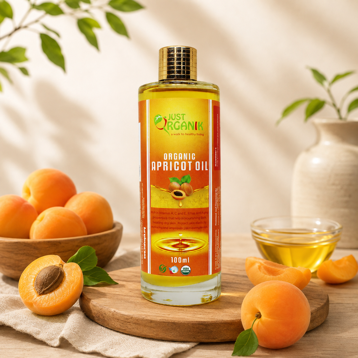 Organic apricot oil 100ml