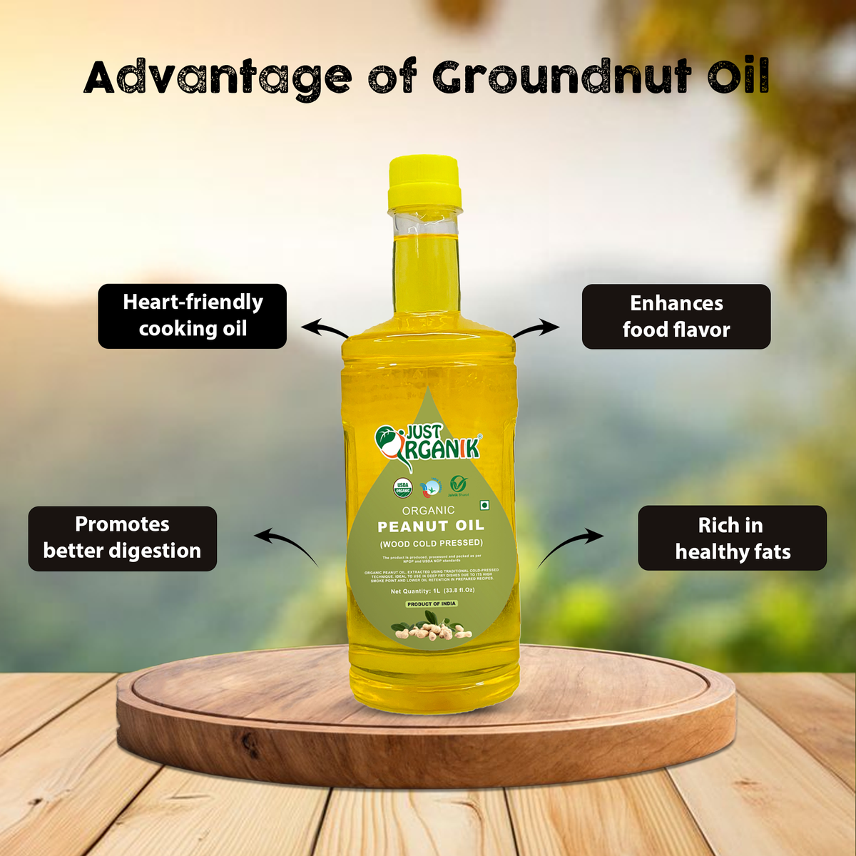 Peanut oil 1ltr