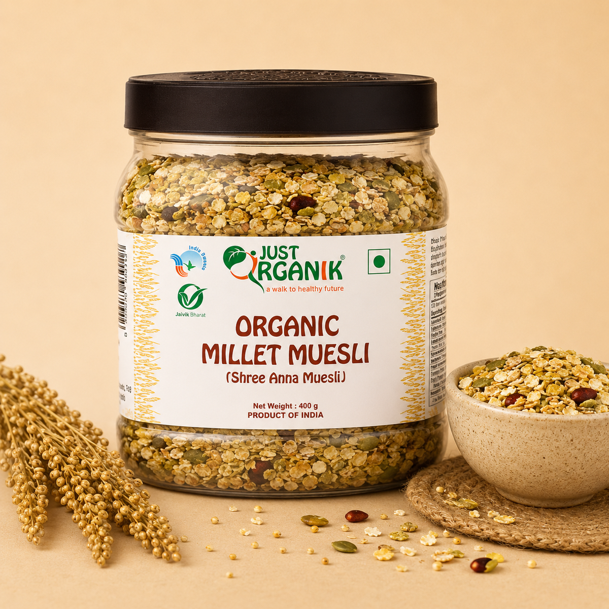 Organic millet muesli (shree anna muesli) 400g