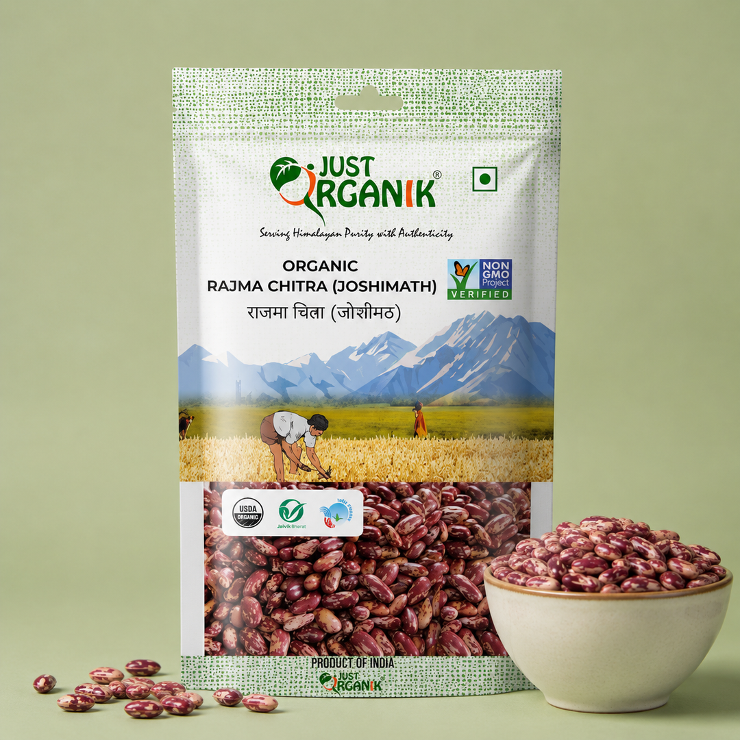 Just Organik Rajma Chitra Joshimath 1 kg 
