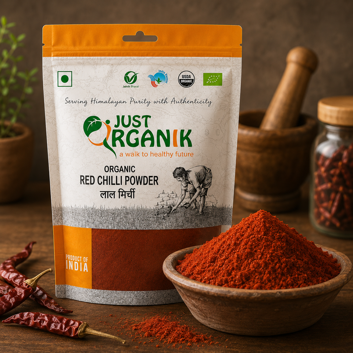 Just organik red chilli powder