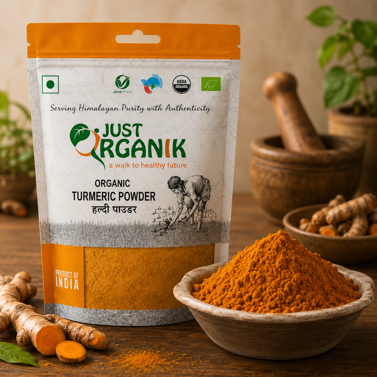 Just organik turmeric powder