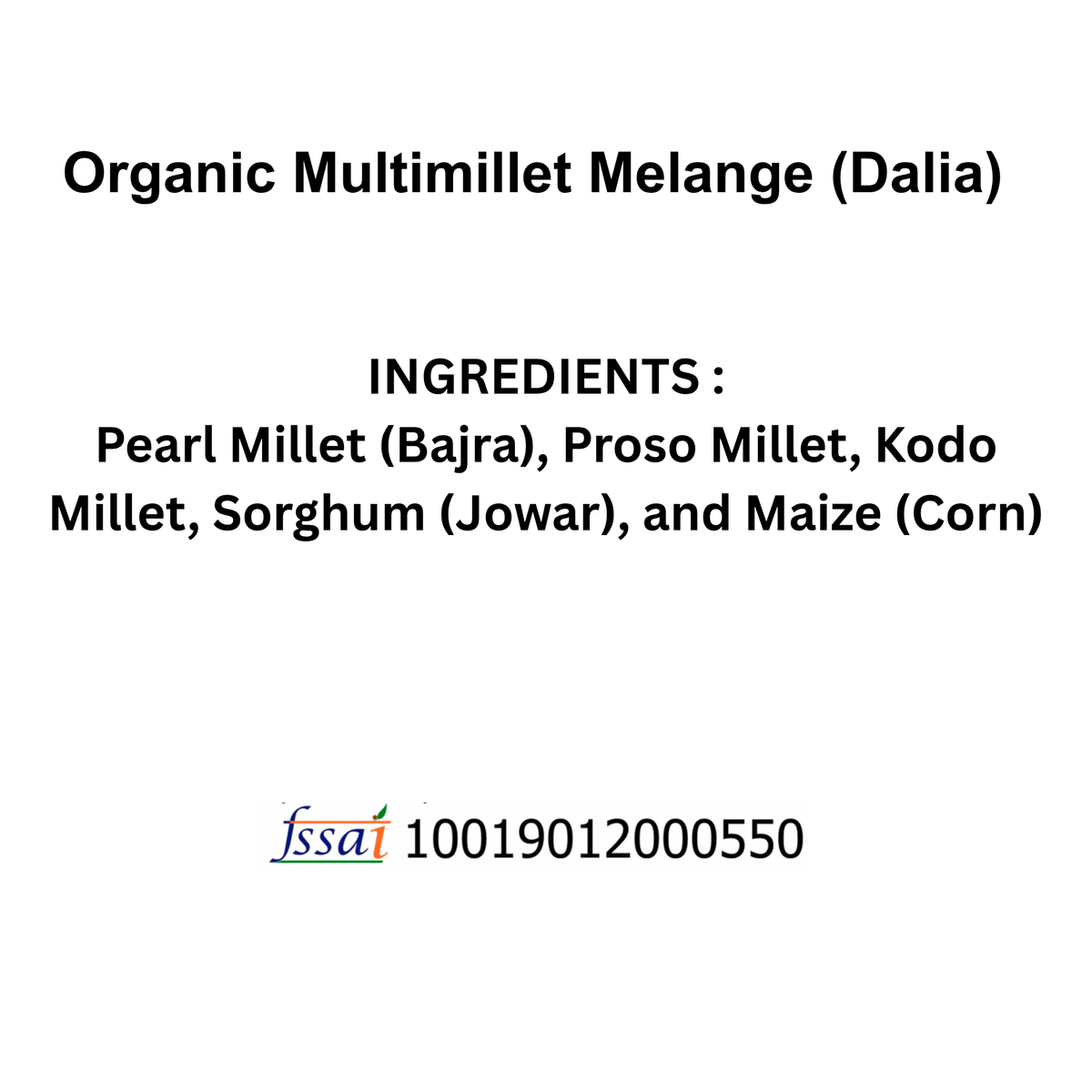 Multi  millet melange (shree anna dalia)