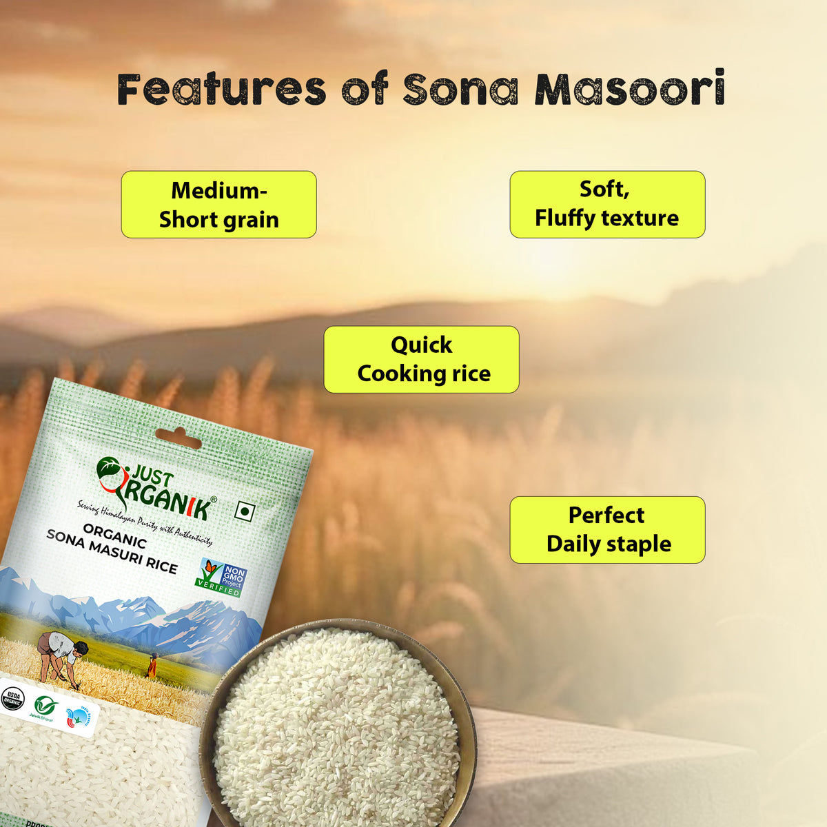 Sona masoori rice