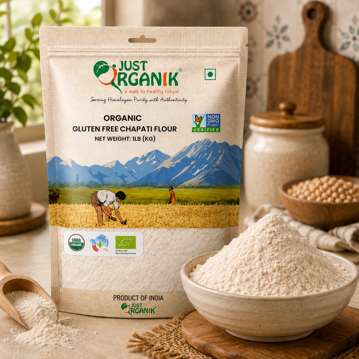 Gluten free chapati flour 1