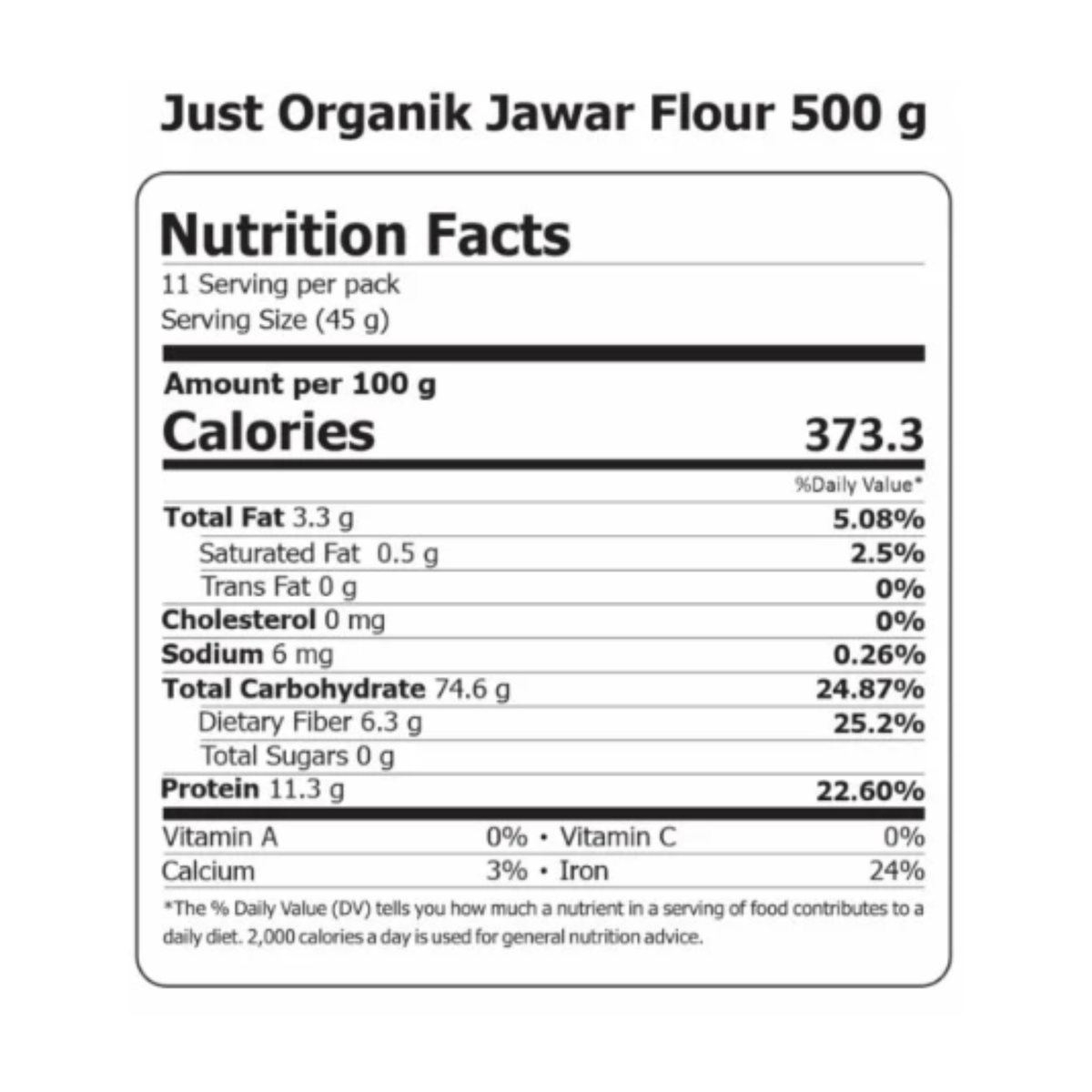 Sorghum flour (jowar aata)