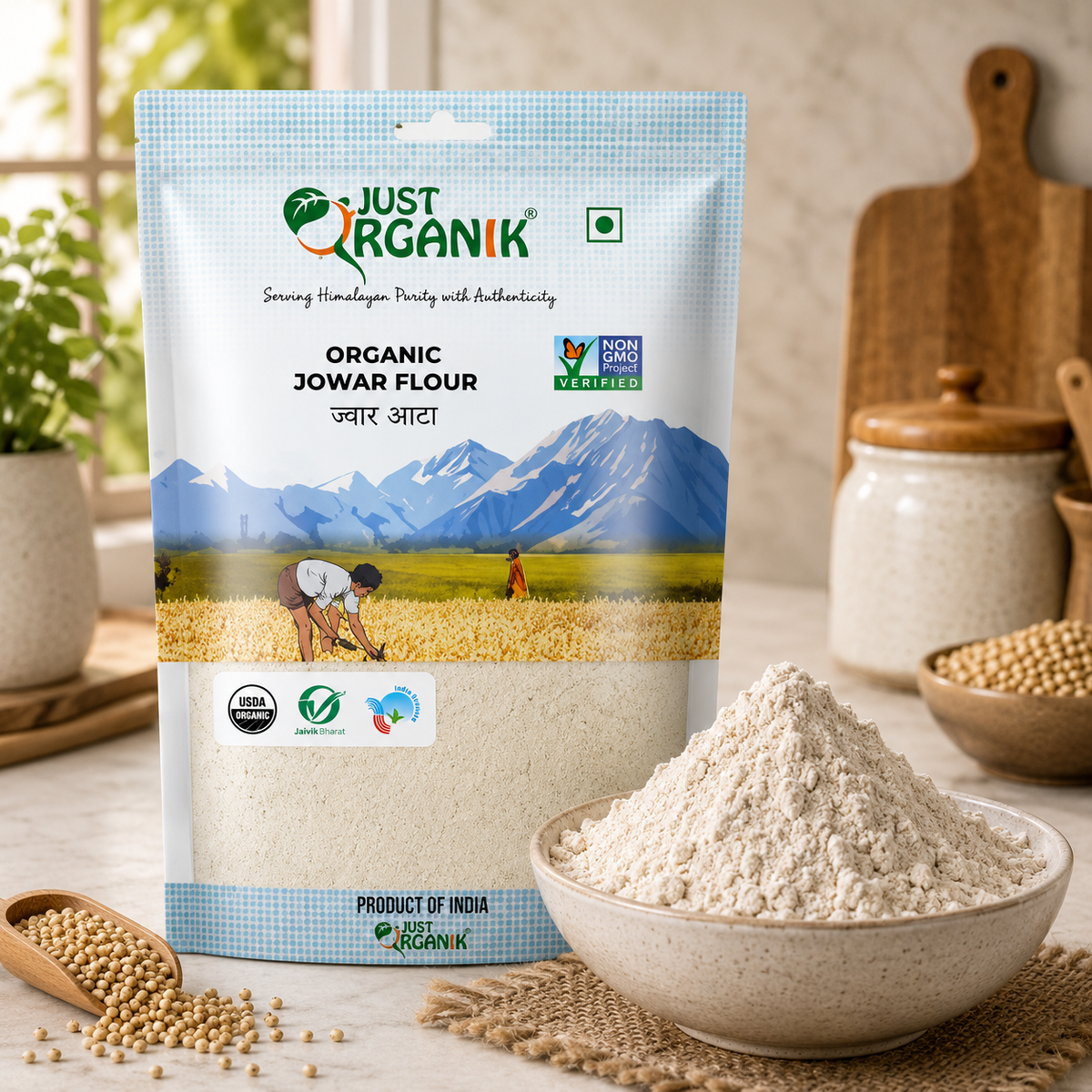 Sorghum flour (jowar aata)