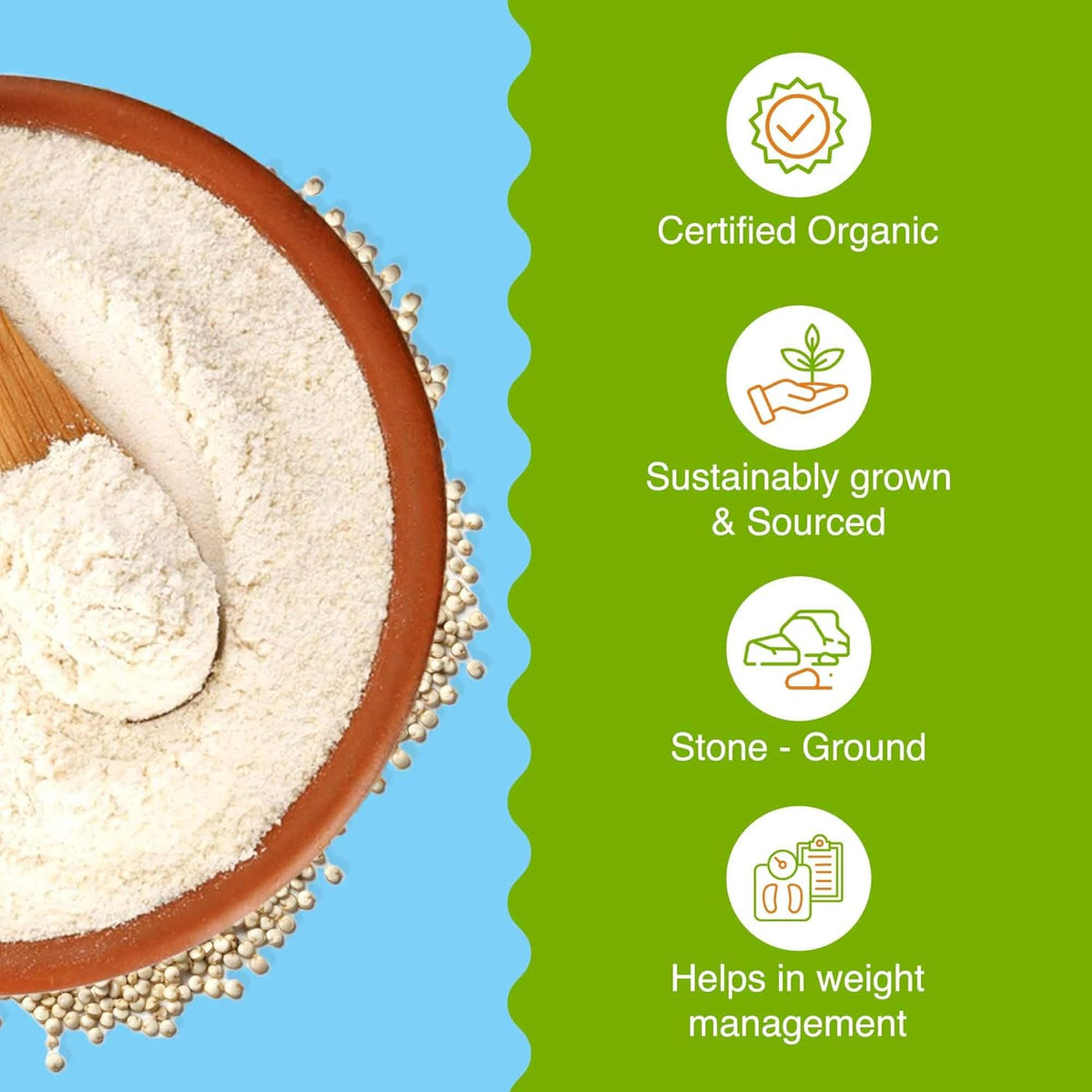 Quinoa white flour 500g